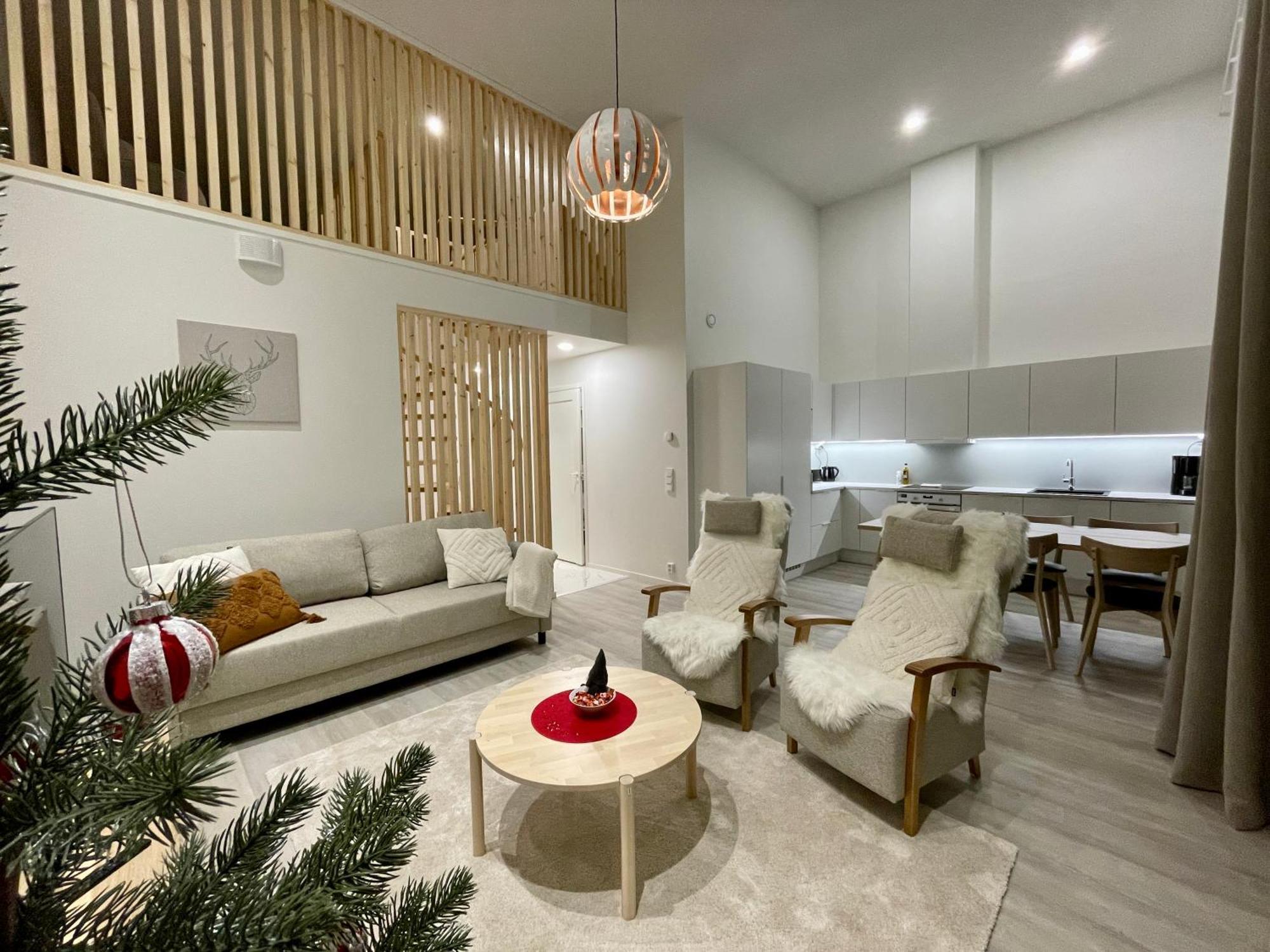 Апартаменты Nordic Wooden House Рованиеми Экстерьер фото